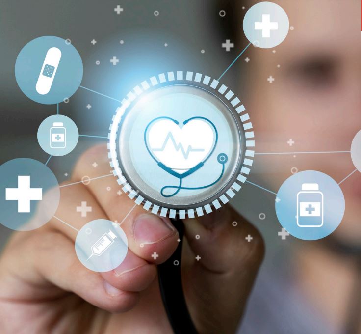 Sandrine Gaudin, Xavier Bertrand, Jacques Richir, Frédéric Batteux, Didier Bonneau à l'Institut Pasteur de Lille