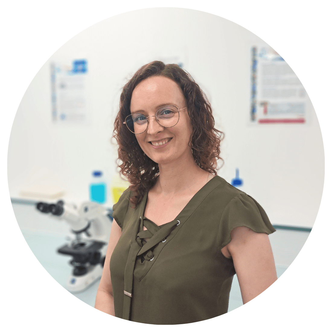 Laurye Van Maele, chercheuse à l’Inserm spécialisée en infections respiratoires bactériennes